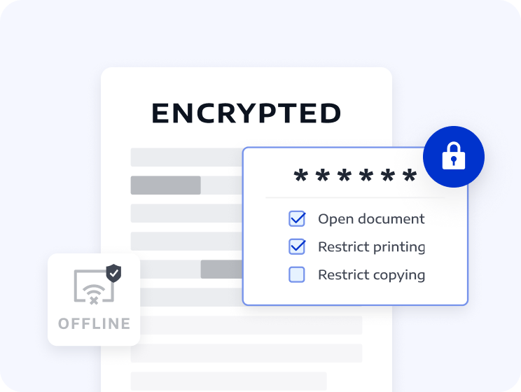 資料安全與離線存取