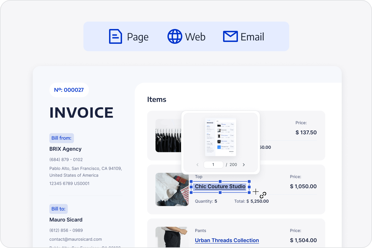 Add Link to Text or Image