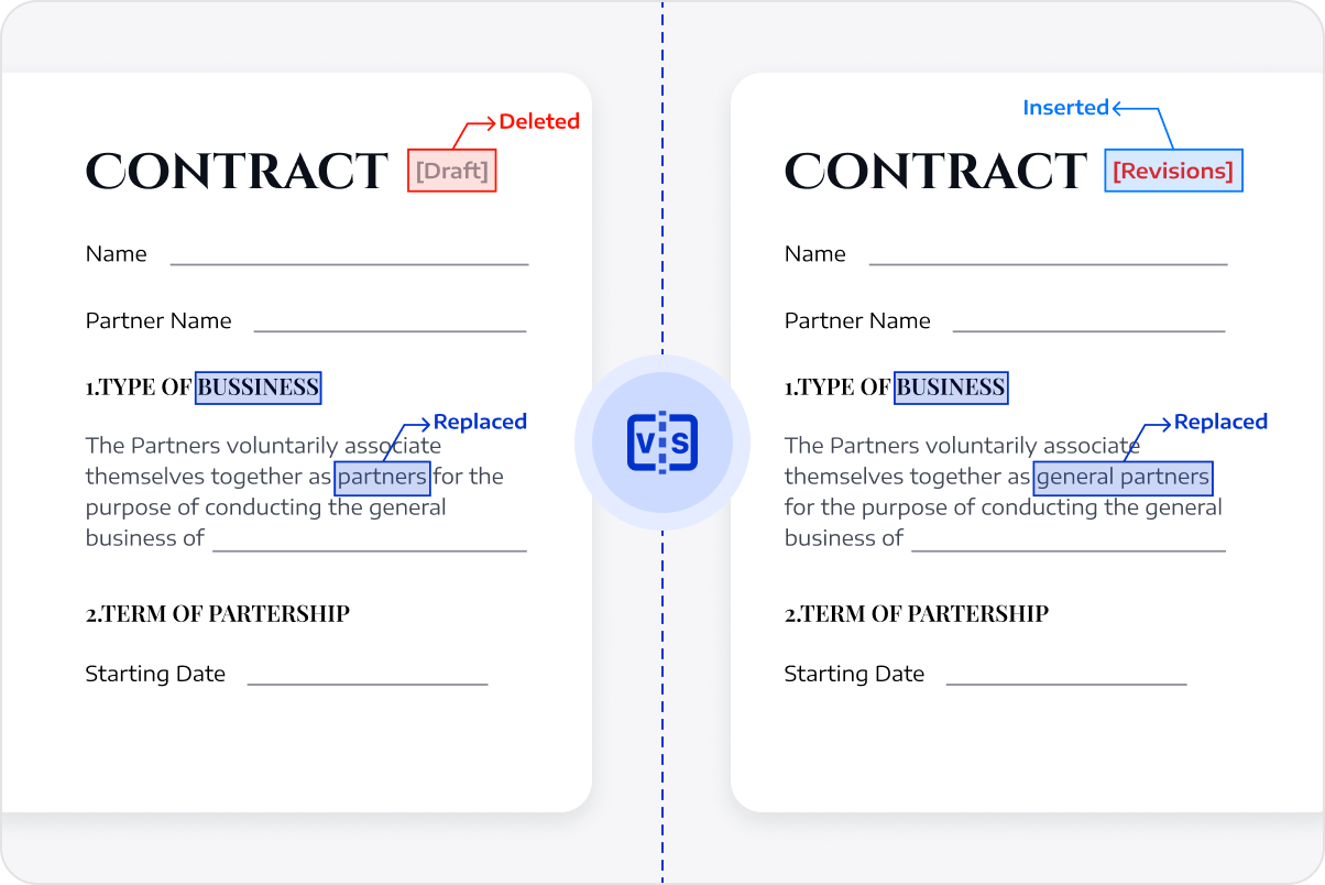 Compare PDFs and Highlight Differences