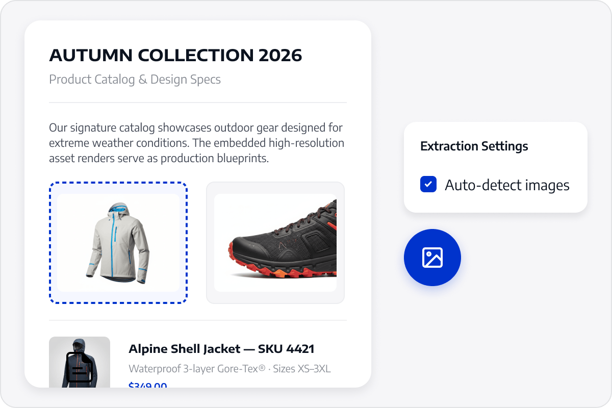 Extrair imagens de PDF diretamente
