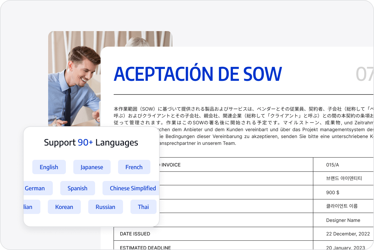 90+ Multilingual OCR Support