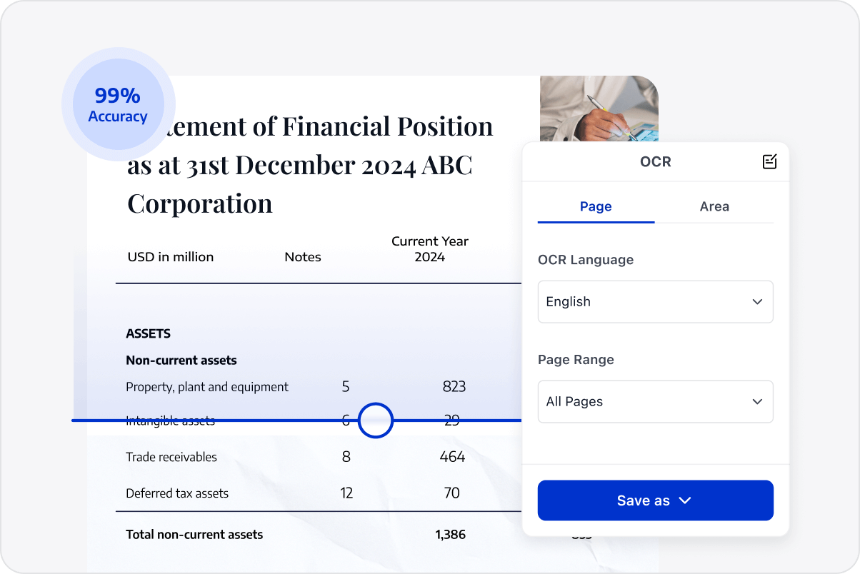 Enterprise-Grade OCR Accuracy