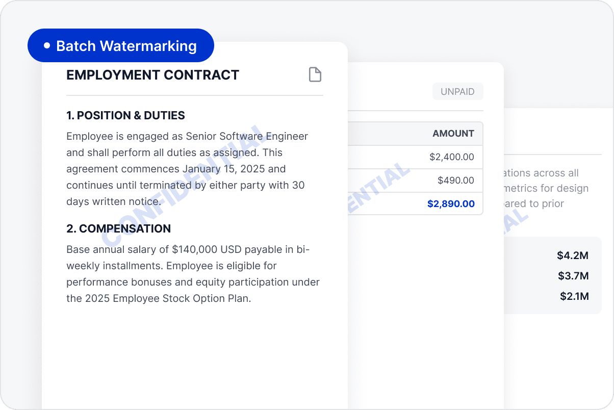 Adapt Watermarks to Different Page Layouts