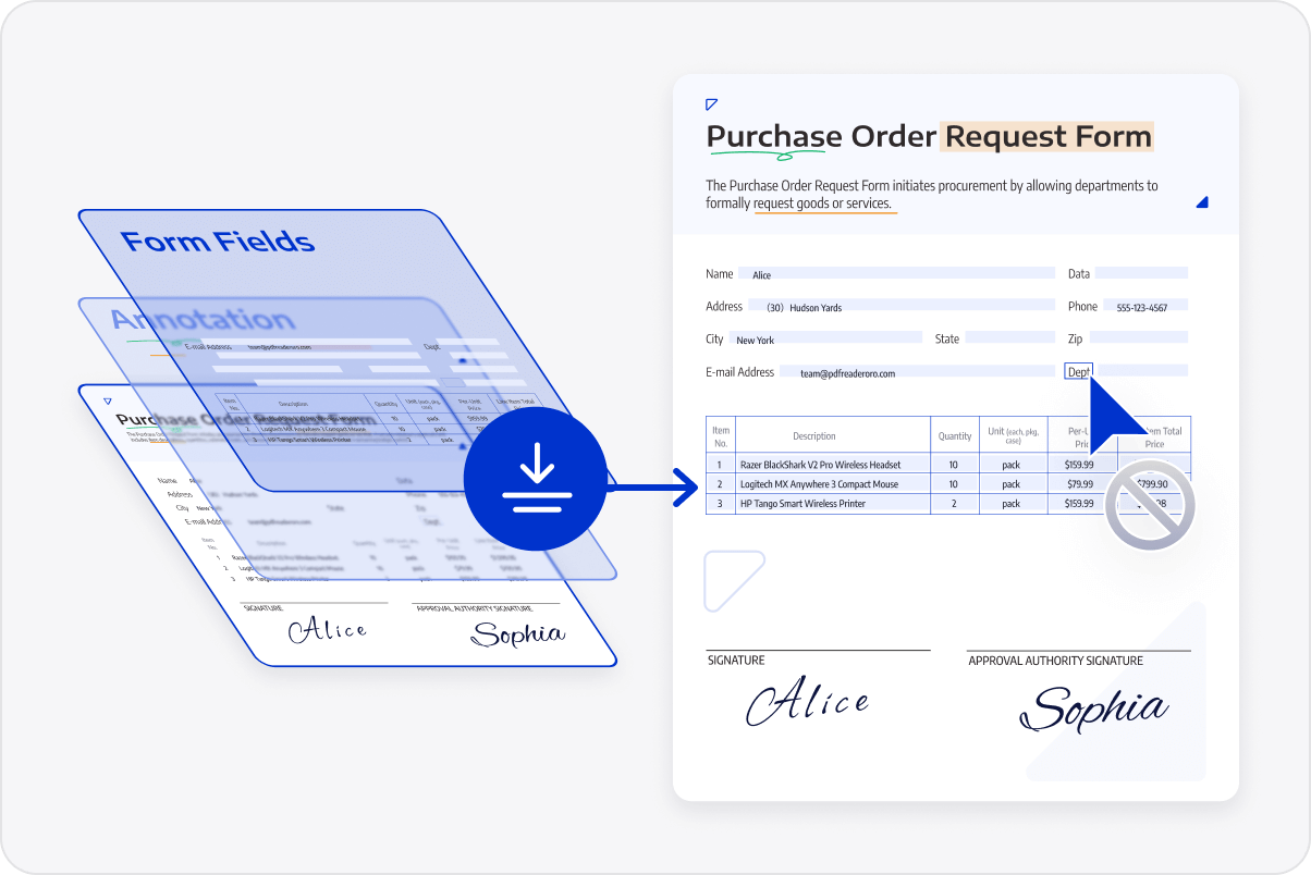 Flatten PDF Prevents Document Changes