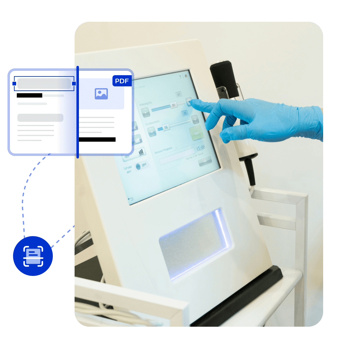 医療文書をデジタル化 — 高速、正確、<span>コンプライアンス準拠</span>