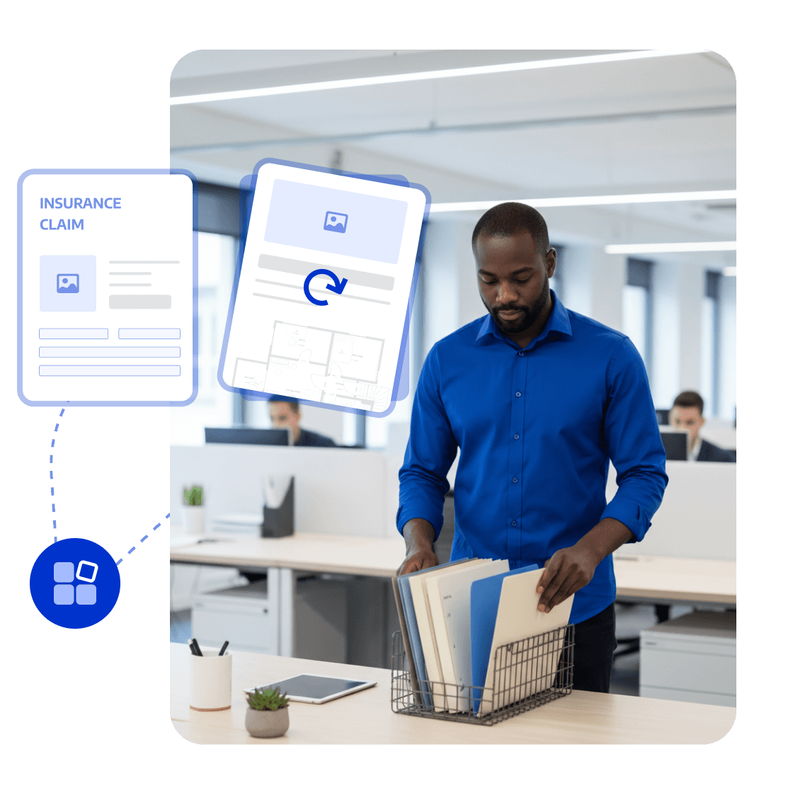 <span style="color:#0033CC">Page Management and Merging</span>: Organize Case Files