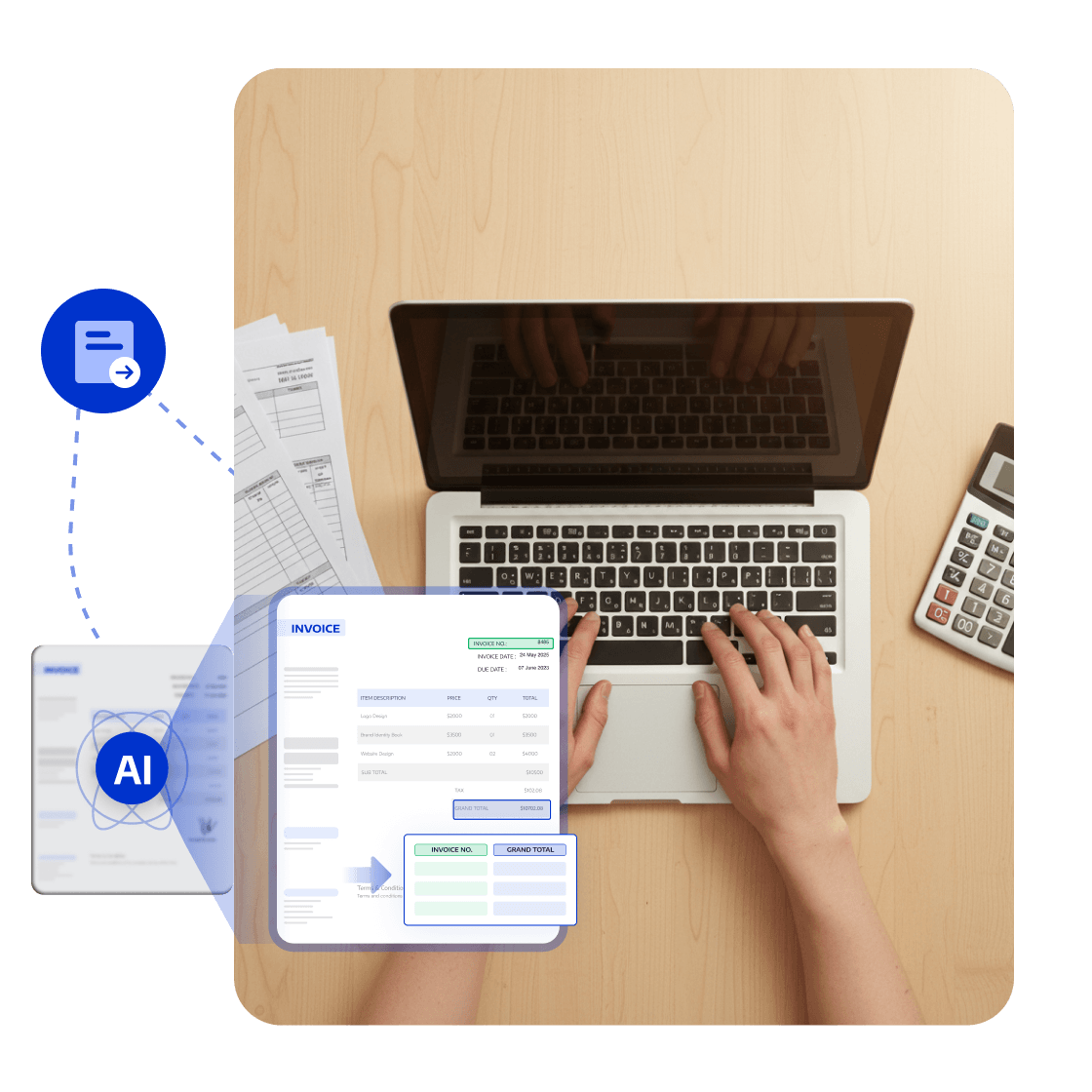 <span style="color:#0033CC">Convert PDFs to Data Formats</span>: Extract Order and Product Information